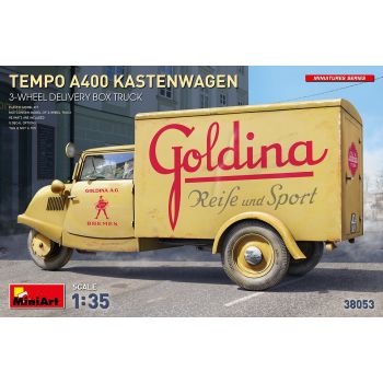 MiniArt - 1/35 TEMPO A400 KASTENWAGEN 3 -WH DELIVERY BOX VEH. (7/24) *