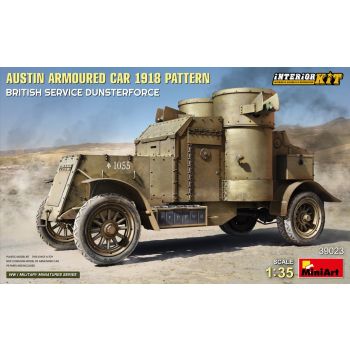 MiniArt - 1/35 AUSTIN ARMOURED CAR 1918 BRITISH SERV. DUNSTERFORCE