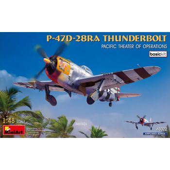 MiniArt - 1/48 P-47D-28RA THUNDERBOLT PACIFIC TOO BASIC KIT (9/24) *