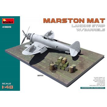 MiniArt - 1/48 MARSTON MAT LANDING STRIP W/BARRELS (9/24) *