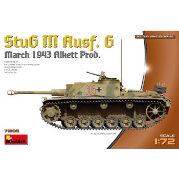 MiniArt - 1/72 STUG III AUSF. G MARCH 1943 ALKETT PROD.