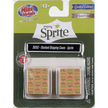Mini Metals - 1/87 STACKED SHIPPING CASES SPRITE