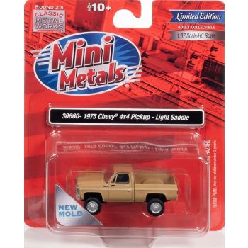 Mini Metals - 1/87 CHEVY PICKUP 4x4 LIGHT SADDLE 1975