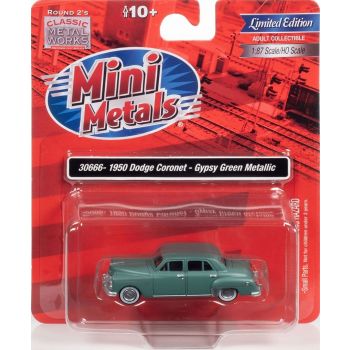 Mini Metals - 1/87 DODGE CORONET GYPSY GREEN METALLIC 1950