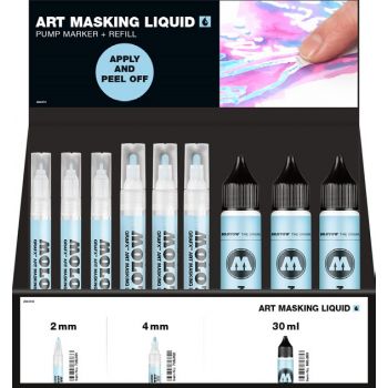 Molotow - DISPLAY MOLOTOW MASKING LIQUID (12X2-4,6XREF)