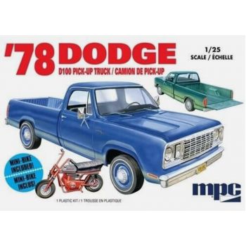 MPC Models - 1/25 DODGE D100 CUSTOM PICKUP 1978