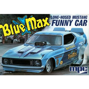 MPC Models - 1/25 BLUE MAX LONG NOSE MUSTANG FUNNY CAR