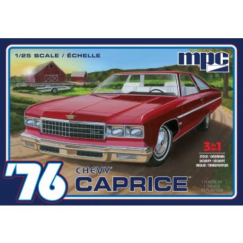 MPC Models - 1/25 CHEVY CAPRICE W/TRAILER 2T 1976