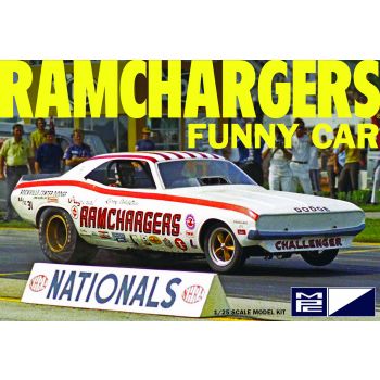 MPC Models - 1/25 DODGE CHALLENGER RAMCHARGERS FUNNY CAR