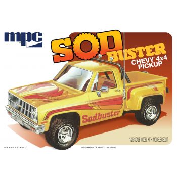 MPC Models - 1/25 CHEVY STEPSIDE PICKUP 4X4 SOD BUSTER 1981