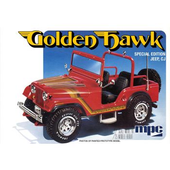 MPC Models - 1/25 JEEP CJ5 GOLDEN HAWK 1981