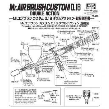 Mr. Hobby - MR. AIRBRUSH CUSTOM HOLDER CAP 771-15