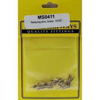 Modelexpo - Belaying Pin Brass 15/32" 12mm 20/pc (?/22) *mx-ms0411