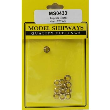 Modelexpo - Airports Brass 4mm 12/pc (?/22) *mx-ms0433