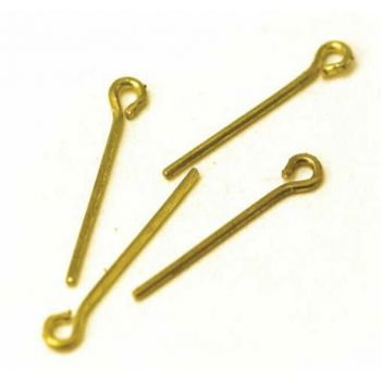 Modelexpo - Jackstay Eyebolts Brass 3/32 X 9/16" 30/pc (?/22) *mx-ms0434