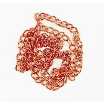 Modelexpo - Chain Copper 15 Links/inch 6 Links/cm 1ft (?/22) *mx-ms0481