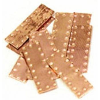 Modelexpo - Sm Dimple Copper Plates 6 X 12mm 50/pc (?/22) *mx-ms0978