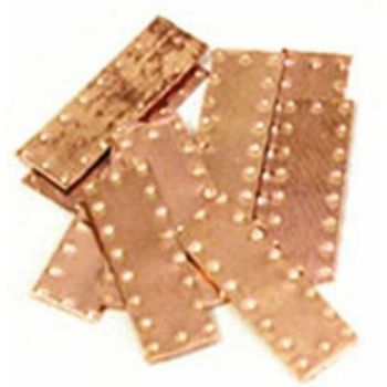 Modelexpo - Lg Dimple Copper Plates 7 X 18 Mm 50/pc (?/22) *mx-ms0979