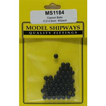 Modelexpo - Cannonballs 4.5 Mm 40/pc (?/22) *mx-ms1184