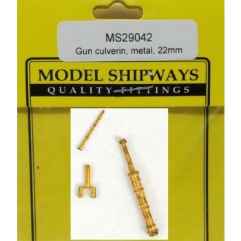 Modelexpo - Gun Culverin Metal 22mm 1/pc (?/22) *mx-ms29042