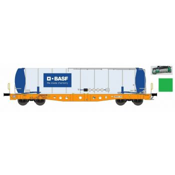 Nme - 48' Containertragwagen Wascosa 45' Basf Cont. Grun 1 (3/23)* - Nme561603