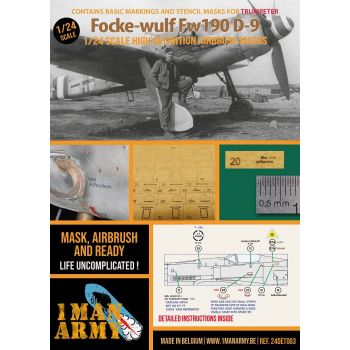 1ManArmy - 1/24 FOCKE-WULF FW 190 D-9 TRUMPETER (3/24) *