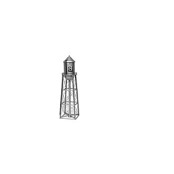 Plastruct - 1/100 CONE ROOF WATER TOWER KIT-10128 100x100x325MM
