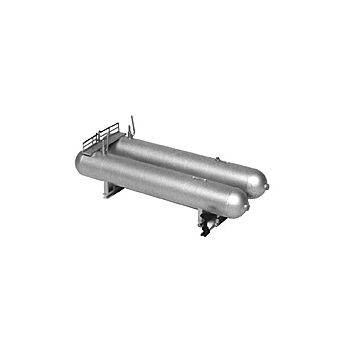 Plastruct - 1/200 TWIN LP GAS STORAGE TANKS KIT-2019 125x64x38MM