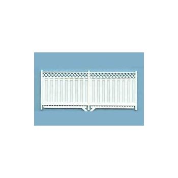 Plastruct - 1/48 FENCE STYRENE VERTICAL LATTICE 44.5x6.4x203MM 2X FEN-48