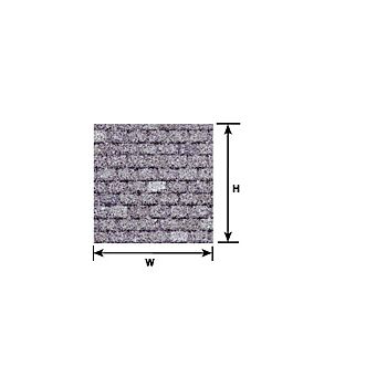 Plastruct - 1/48 SHEET ASPHALT SHINGLE GRAY 0.5x300x175MM 2X PSB-115