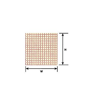 Plastruct - SHEET SQUARE TILE COPOLY CL. 5/64 300x175MM 2X PSC-43