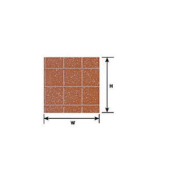 Plastruct - SHEET SQUARE TILE COPOLY CL. 1/2 300x175MM 2X PSC-45