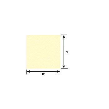 Plastruct - SHEET STUCCO SMOOTH STYRENE WH. 0.5x350x600MM 1X PS-70XL