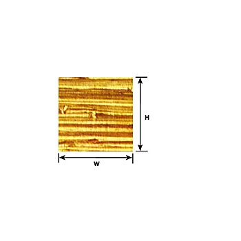 Plastruct - 1/12 SHEET PAN. WOOD ELM DH. PAPER 0.3x190x250MM 1X PSP-22