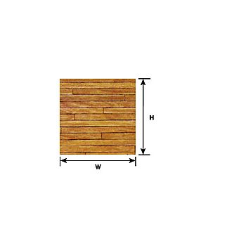 Plastruct - 1/24 SHEET FLOOR HW LIGHT PAPER 0.3x190x250MM 1X PSP-39