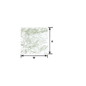 Plastruct - 1/12 SHEET MARBLE DH. WH. PAPER 0.3x190x250MM 1X PSP-62