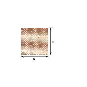 Plastruct - 1/100 SHEET BRICK BROWN PAPER 0.3x190x250MM 1X PSP-97