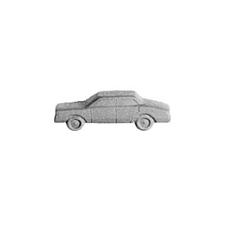 Plastruct - 1/100 CAR A CAST METAL WH./TIN 13.5x18.3x44.5MM 1X AMM-100A