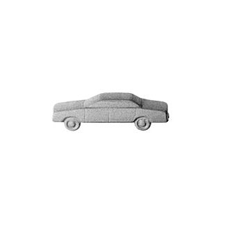 Plastruct - 1/100 CAR B CAST METAL WH./TIN 13.9x20.2x53.2MM 1X AMM-100B