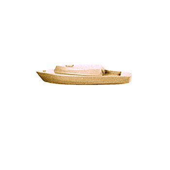 Plastruct - 1/100 SAIL BOAT B URET. BEIGE 14.7x21.8x84.1MM 1X BT-100B