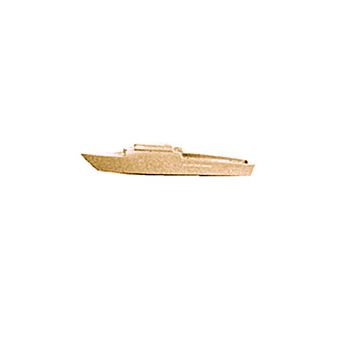 Plastruct - 1/200 SAIL BOAT E URET. BEIGE 12.3x16.3x73.4MM 1X BT-200B