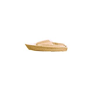 Plastruct - 1/200 SAIL BOAT F URET. BEIGE 11.1x15.1x46.8MM 1X BT-200C