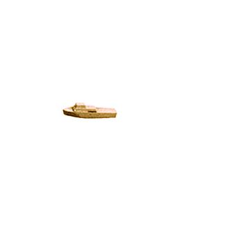 Plastruct - 1/500 CRUISER BOAT J URET. BEIGE 5.2x8.3x25.4MM 3X BT-500D