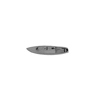 Plastruct - 1/1200 SAIL BOAT B METAL 1.2x0.8x5.6MM 5X BTM-1200B