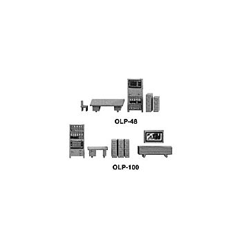 Plastruct - 1/100 OFFICE LAYOUT SET A en B POLY. BROWN 14X OLP-100