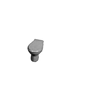 Plastruct - 1/24 STANDARD TOILET B STY. WH. 1X HDT-24