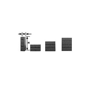 Plastruct - 1/24 HORIZONTAL FILE CABINET STY. WH. 50.8x30.2MM 1X OLF-42