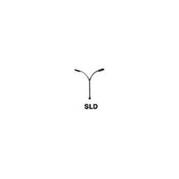 Plastruct - 1/500 DBL ARM BLVD. L. 80'S STY. YEL 14.3x6.4MM 5X SLD-501