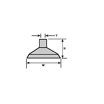 Plastruct - 1/24 LAMP SHADE ABS GREEN 9.5x15.9x2.4MM 5X LF-8