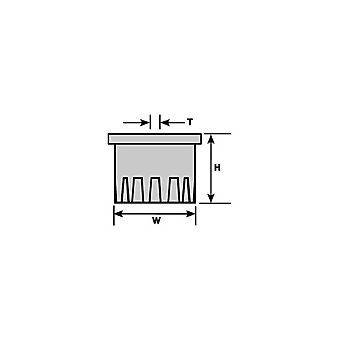 Plastruct - 1/24 MERCURY VAPOR CP ABS GREEN 8.3x11.9x2.4MM 5X LF-316